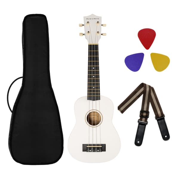 Ukuleleset MusicMate U-04 WhiteHarmony White