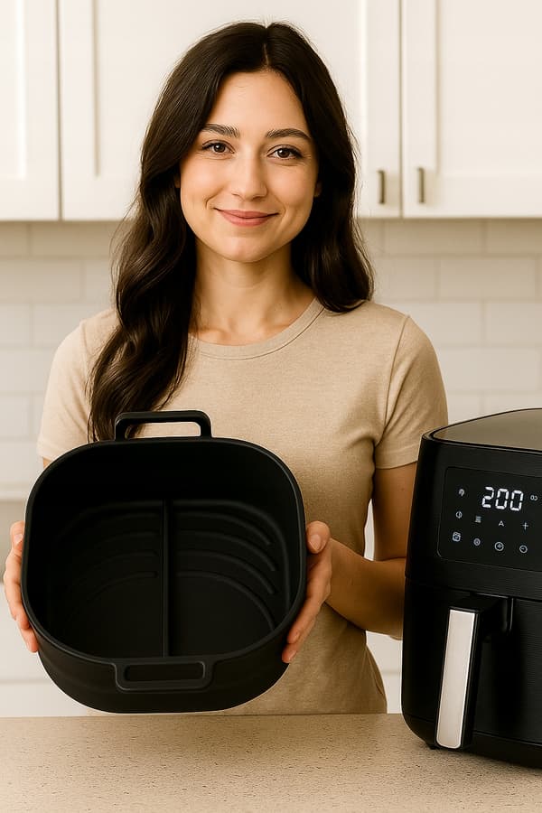 SILIKONFORM FÖR AIR FRYER-INSATS + Gratis