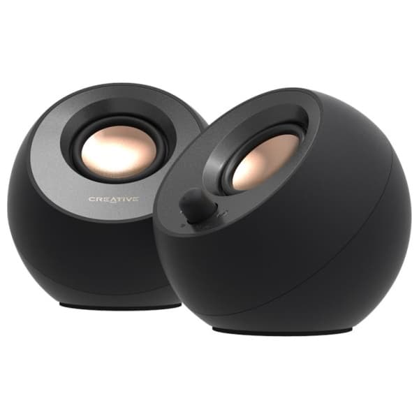 Creative Pebble 2.0 V3 Bluetooth 5.0 USB-C Datorhögtalare Svart