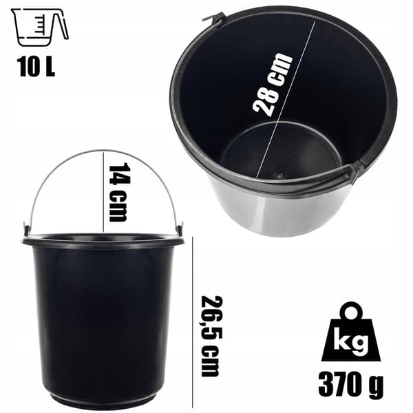 Professionell robust hink 10L
