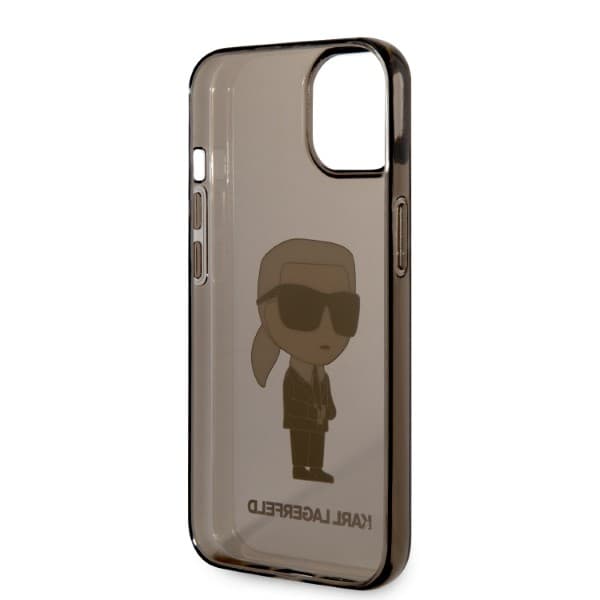 Karl Lagerfeld Ikonik Karl Lagerfeld-etui til iPhone 14 Plus, sort