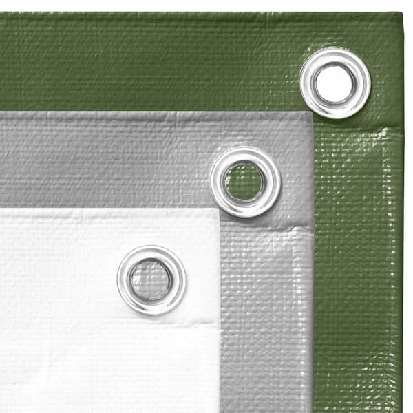 vidaXL Pressu, 260 g/m², 8x12 m, harmaa, HDPE