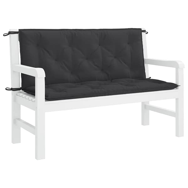 vidaXL gyngehynde, sort, 120 cm, stof