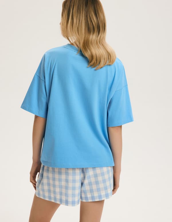 Mysig Bloovii dampyjamas | Blå XL