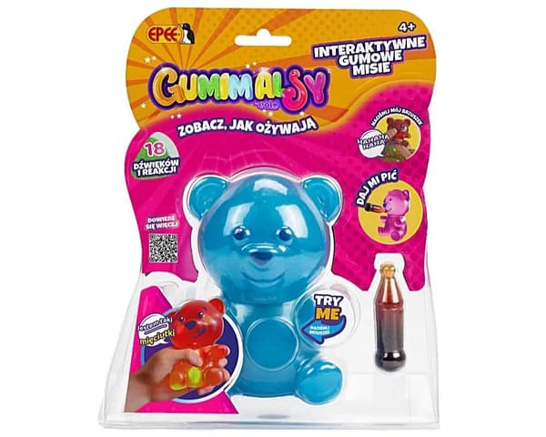 Blå gummimaler