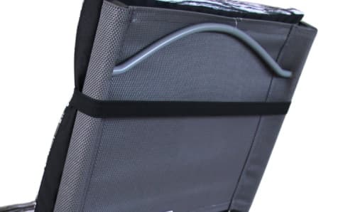 Vattentät dyna för stol med ryggstöd TIPS 80x40 cm BRUN