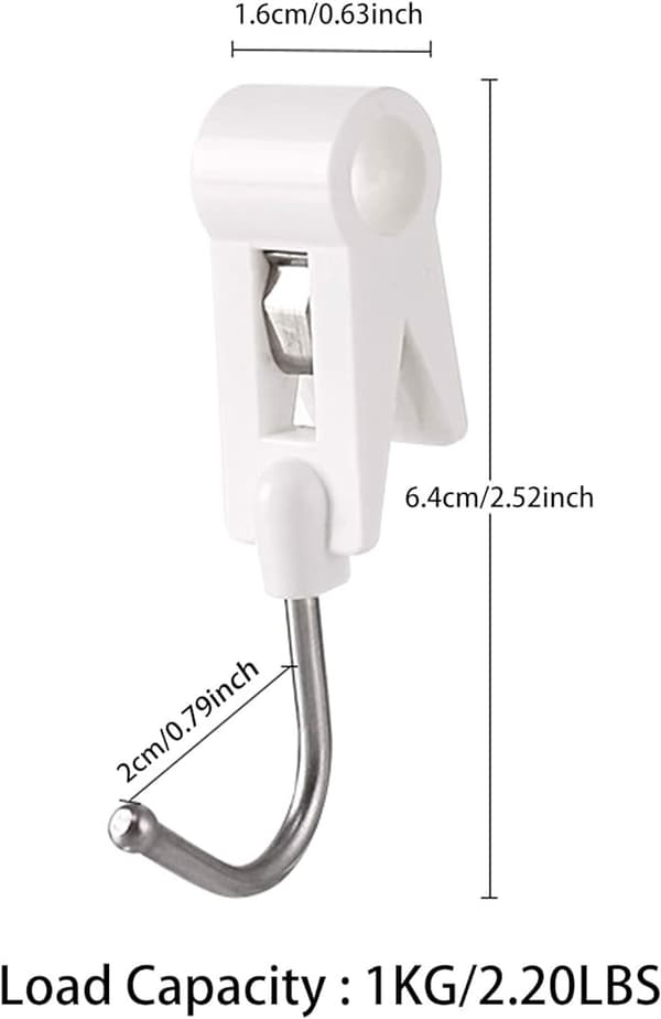 Koukut klipseillä, monitoimiset, 3 kpl.