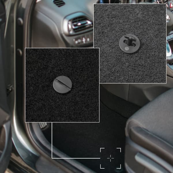 BASIC sorte velourmåtter til: BMW 4 F33 xDrive (2013-)