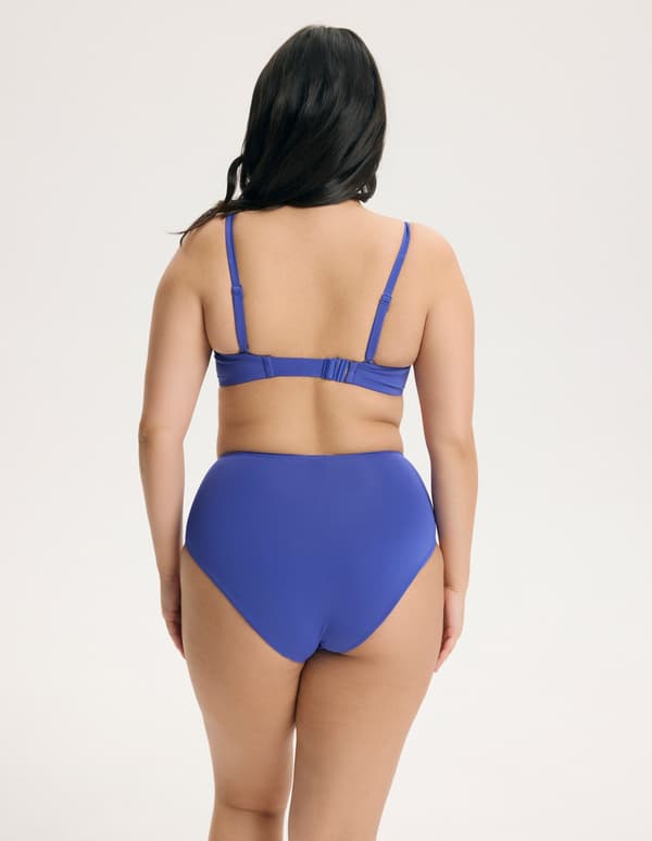 BASE Esotiq balconette bikinitop til større barm | blå 90D