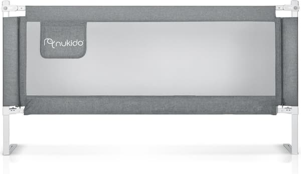 Nukido NK-227 sängyn kaide, harmaa, 160 cm