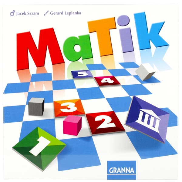 Matik-spel. Granna brädspel.