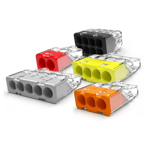 Mini snabbkoppling PC-213S för trådtyp, 0,2-2,5 mm² förpackning = 100 st