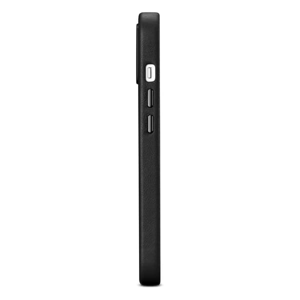 Ægte læderetui til iPhone 14 Plus MagSafe-etui Læder sort