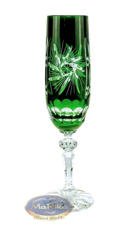 Smaragdkrystal champagneglas 170ml Olive Grinder