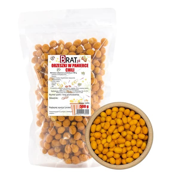 Chilipanerede jordnødder 500 g