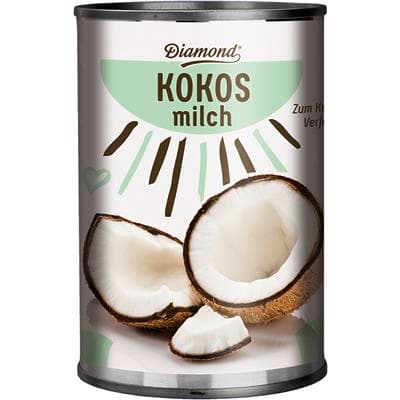 Kokosmælk 82% ekstrakt 400ml - Diamond