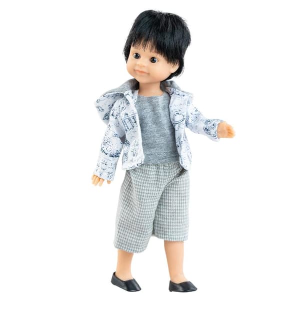 Mini spansk dukke Adrian 21 cm