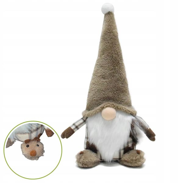 Håndsyet Boho Julepynt med Gnome