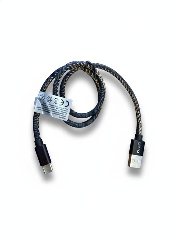 Opladerkabel Telefonkabel 50cm Sort USB - USB C