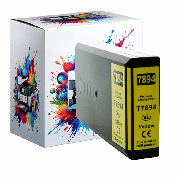 Blæk til Epson Epson WF-5110DW WorkForce Pro Gul GP-E7894Y