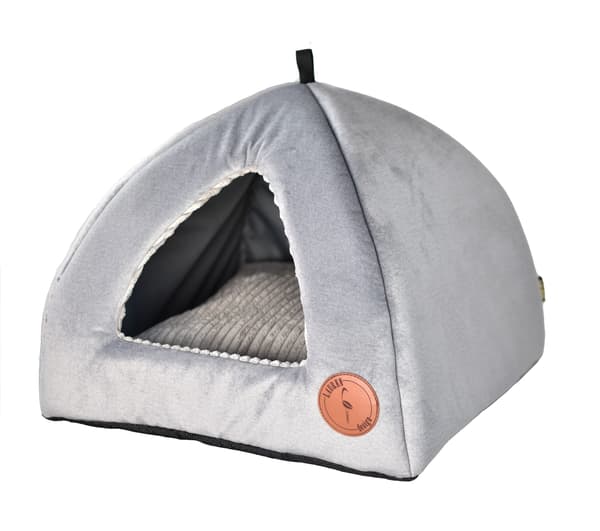 BELLA bås silver sammet 50cm x 50cm