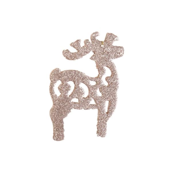 Sæt med 3 guldglitter renhænger, 12 cm