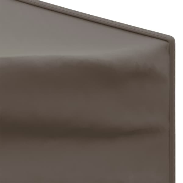 vidaXL foldbart festtelt med sider, taupe, 2x2 m