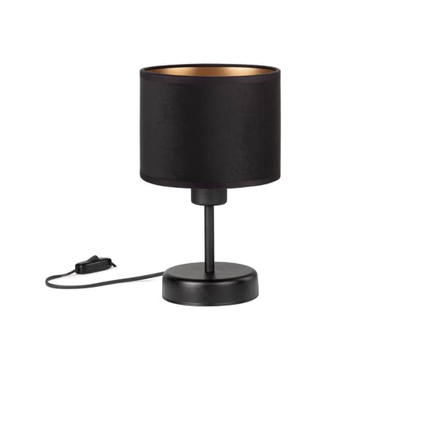 Tornado AMRUB lampe, sort og guld fløjl
