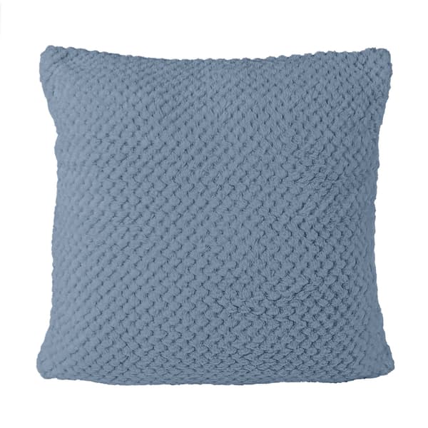 Jacquard pudebetræk 40x40, lyseblå