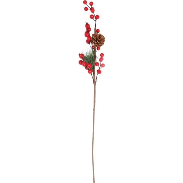Vårkvist med råask 60 cm rød