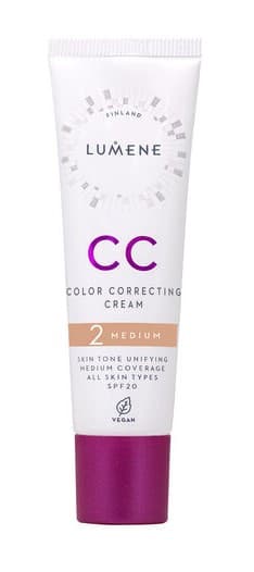 Lumene CC Farvekorrigerende Creme 7-i-1 Creme Foundation SPF20 - Medium 30ml
