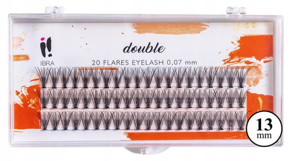 Dobbelte 13 mm IBRA Makeup øjenvippetufts