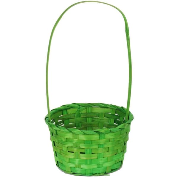 Påskekurv til påskekurven, diameter 22 cm, grøn