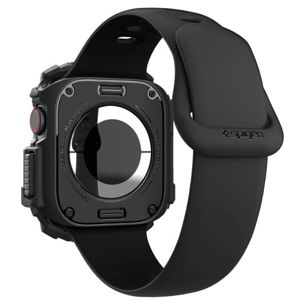 Spigen Rugged Armor-etui til Apple Watch 10 42 mm, sort