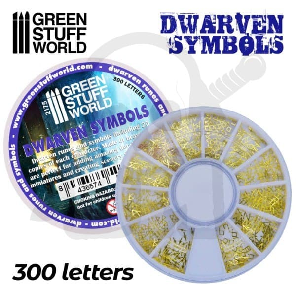 GSTU505344 Dvärgsymboler 300 bokstäver
