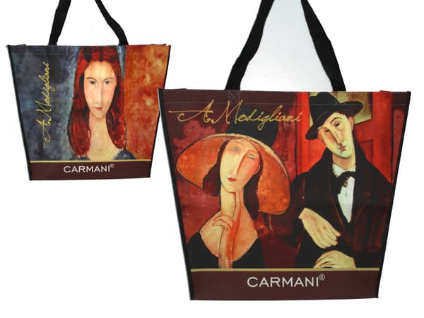 Trapetsformad väska - A. Modigliani (CARMANI)
