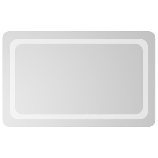 vidaXL Badrumsspegel med LED, 50x80 cm
