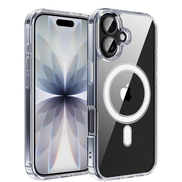 iPhone 17 -kotelo, MagSafe-valmis, läpinäkyvä