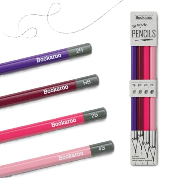 Bookaroo Pennor - Rosa (4 st)