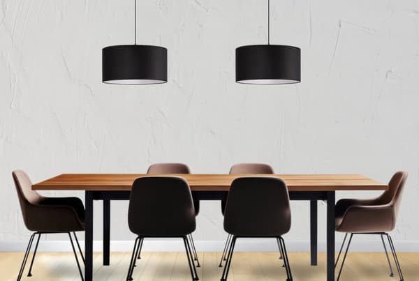 Tornado AD1 lampa, svart sammet