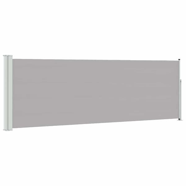 vidaXL Utfällbar sidomarkis för uteplats 100 x 300 cm grå