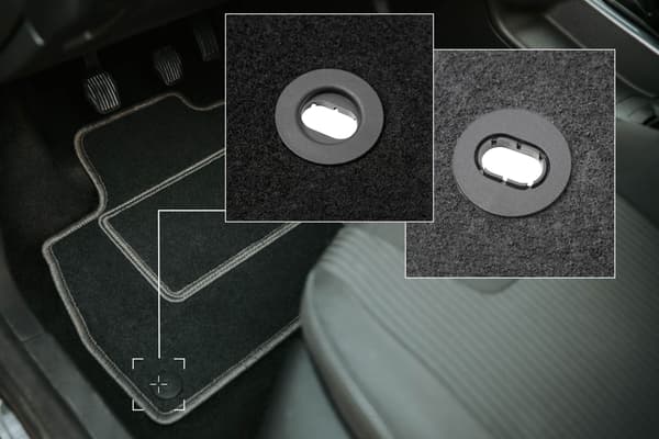 Måtter foran til: Ford C-MAX MK2 minivan (2010-2012) grafit