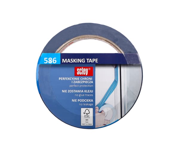 Blå Scley maskeringstejp 30mm x 33m *586*