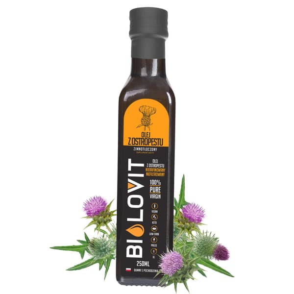 Bilovit - Koldpresset marietidselolie - 250 ml