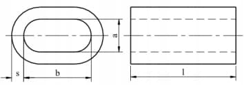 Holkit 6 DIN 3093 alumiinia