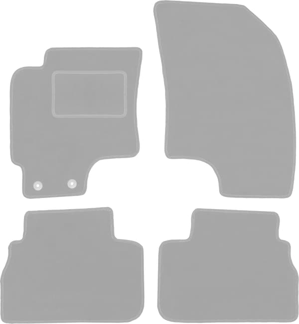 Grå bilmåtter til: Daewoo Magnus sedan (2006-2012)