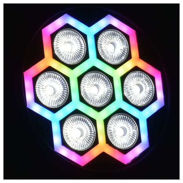 LIGHT4ME RAMME PAR 7x12 LED RGBW reflektor effekt