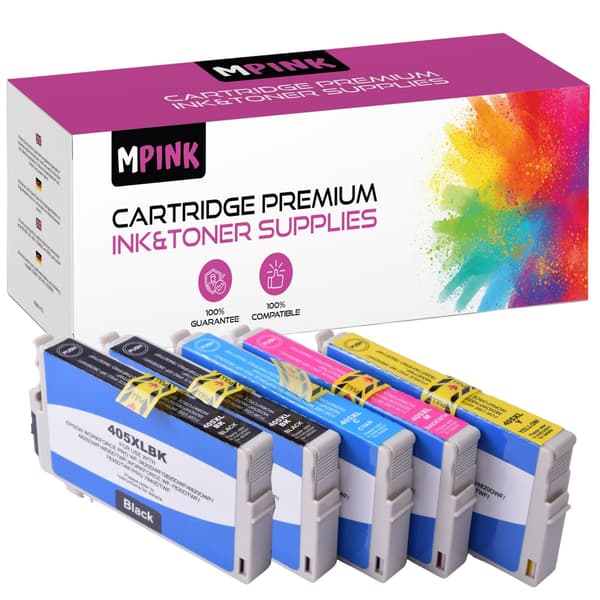 5x blækpatroner til EPSON E405XL CMYKK GP