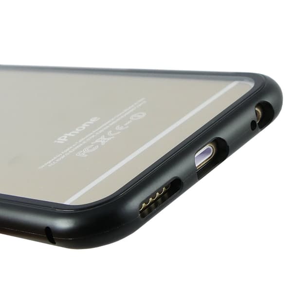 ERBORD Magnetisk Etui i Helglas til iPhone 6/6S 4.7 - Sort