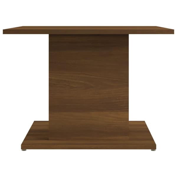 vidaXL sofabord brunt egetræ 55,5x55,5x40 cm